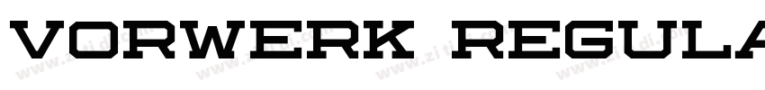 Vorwerk Regular字体转换 Vorwerk Regular字体转换